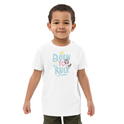 Organic cotton kids t-shirt - Born to Rule