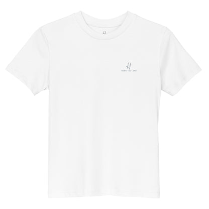 Organic cotton kids t-shirt - Hamilton Coates Embroidered Branding