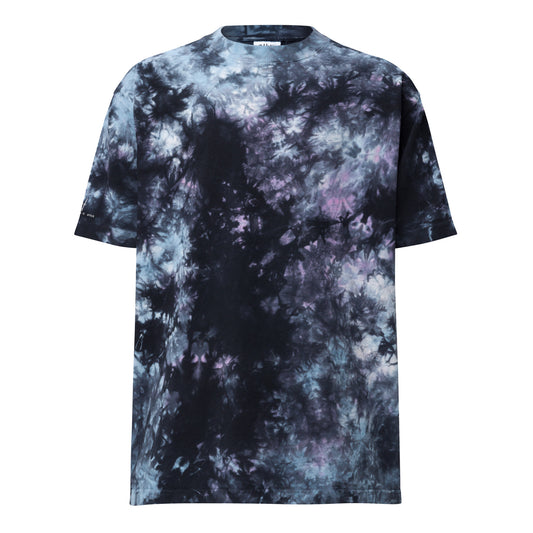 Oversize-Batik-T-Shirt – Milchstraße