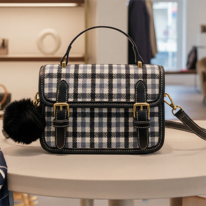 Classic Plaid Handbag