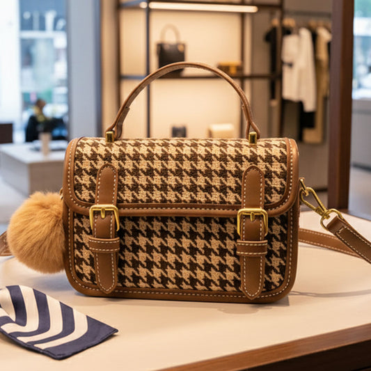 Classic Plaid Handbag