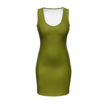 Bodycon Dress - Olive Green