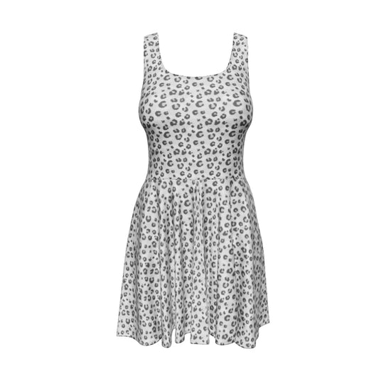 Leopard Print Skater Dress