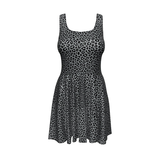 Lunar Leopard Skater Dress