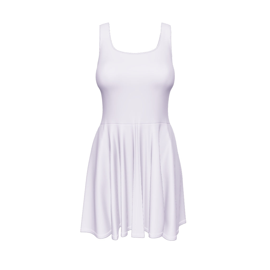 Sleeveless Skater Dress - Lavender