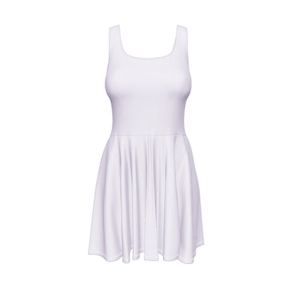 Sleeveless Skater Dress - Lavender