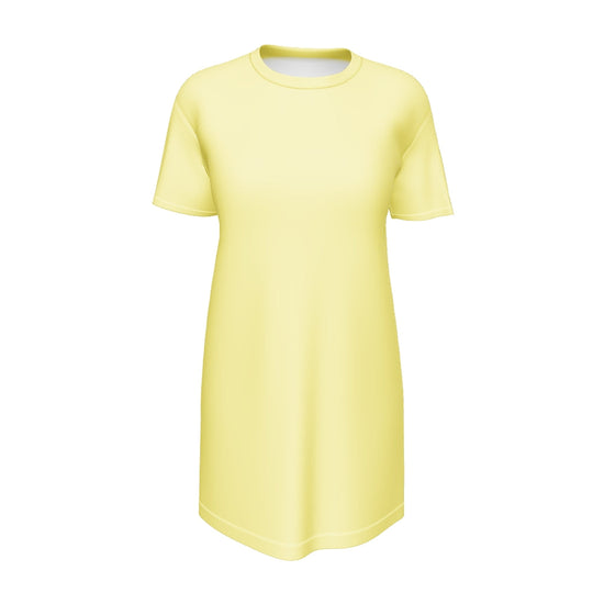 T-shirt Dress - Sunshine Yellow