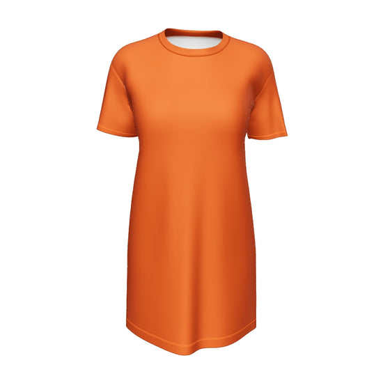 T-shirt Dress - Terracotta