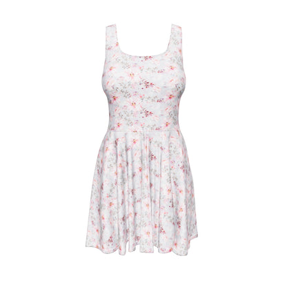 Watercolor Rose Garden Skater Dress