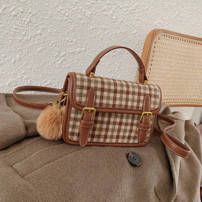 Classic Plaid Handbag