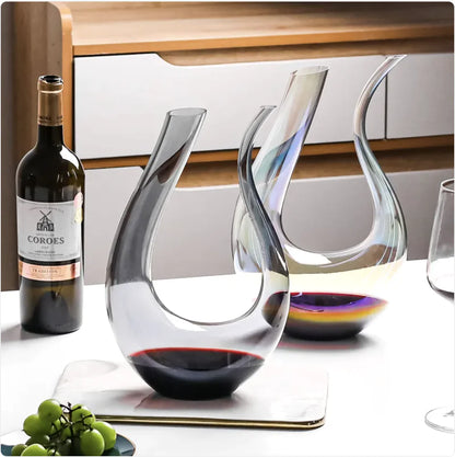 Artisan U-Shaped Wine Decanter