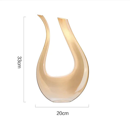 Artisan U-Shaped Wine Decanter