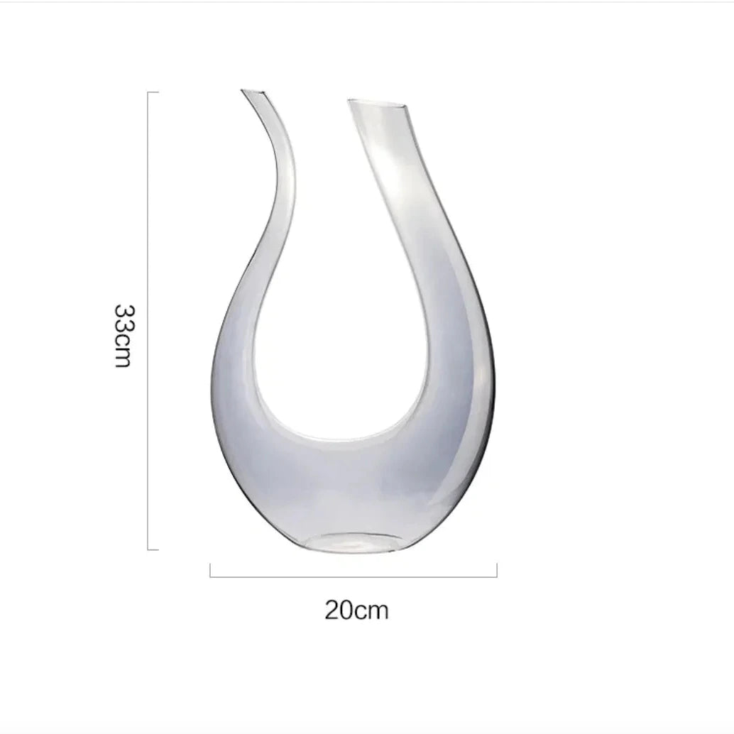 Artisan U-Shaped Wine Decanter