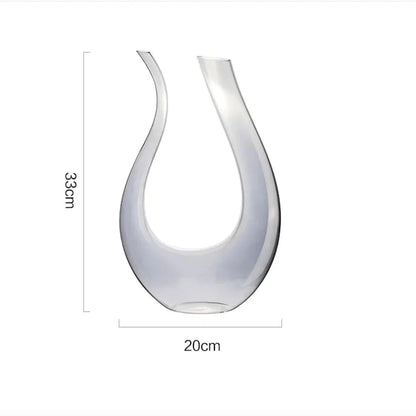 Artisan U-Shaped Wine Decanter