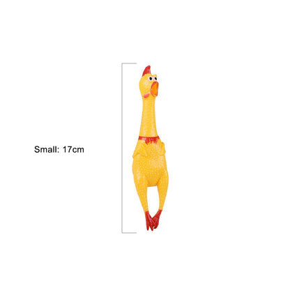 SqueakMaster Screaming Chicken Chew Toy
