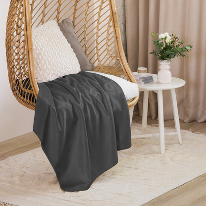 Sherpa blanket - Charcoal Grey