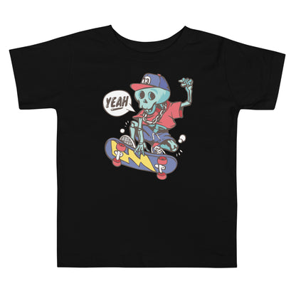 Toddler Short Sleeve Tee - Skeleton Skater