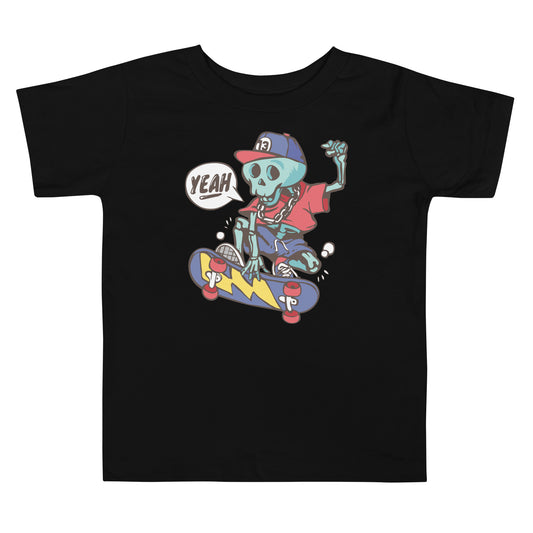 Toddler Short Sleeve Tee - Skeleton Skater