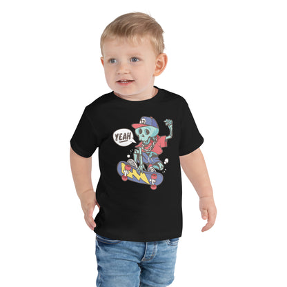 Toddler Short Sleeve Tee - Skeleton Skater