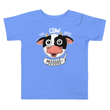 Toddler Short Sleeve Tee - The Cow Says Mooooo