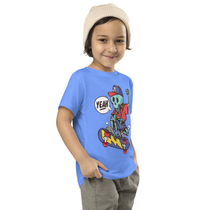 Toddler Short Sleeve Tee - Skeleton Skater