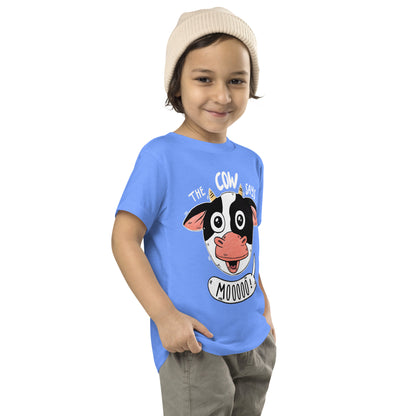 Toddler Short Sleeve Tee - The Cow Says Mooooo