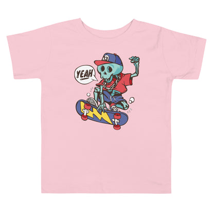 Toddler Short Sleeve Tee - Skeleton Skater