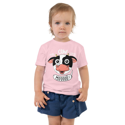 Toddler Short Sleeve Tee - The Cow Says Mooooo