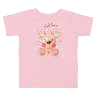 Toddler Short Sleeve Tee - Teddy Bear
