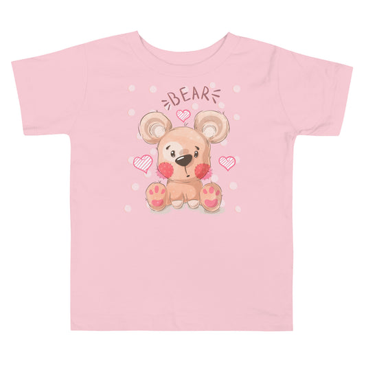 Toddler Short Sleeve Tee - Teddy Bear