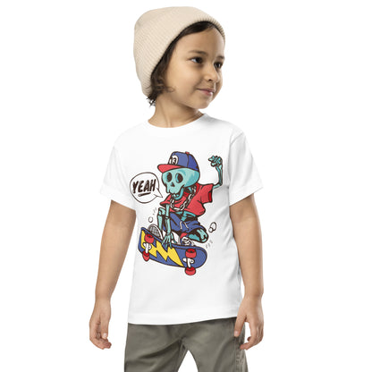 Toddler Short Sleeve Tee - Skeleton Skater