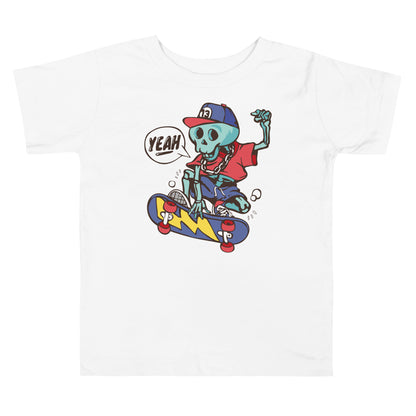 Toddler Short Sleeve Tee - Skeleton Skater