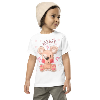 Toddler Short Sleeve Tee - Teddy Bear