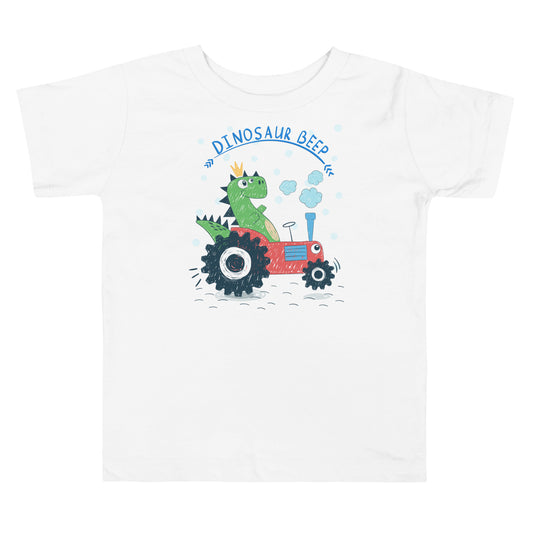 Toddler Short Sleeve Tee - Dinosaur Beep