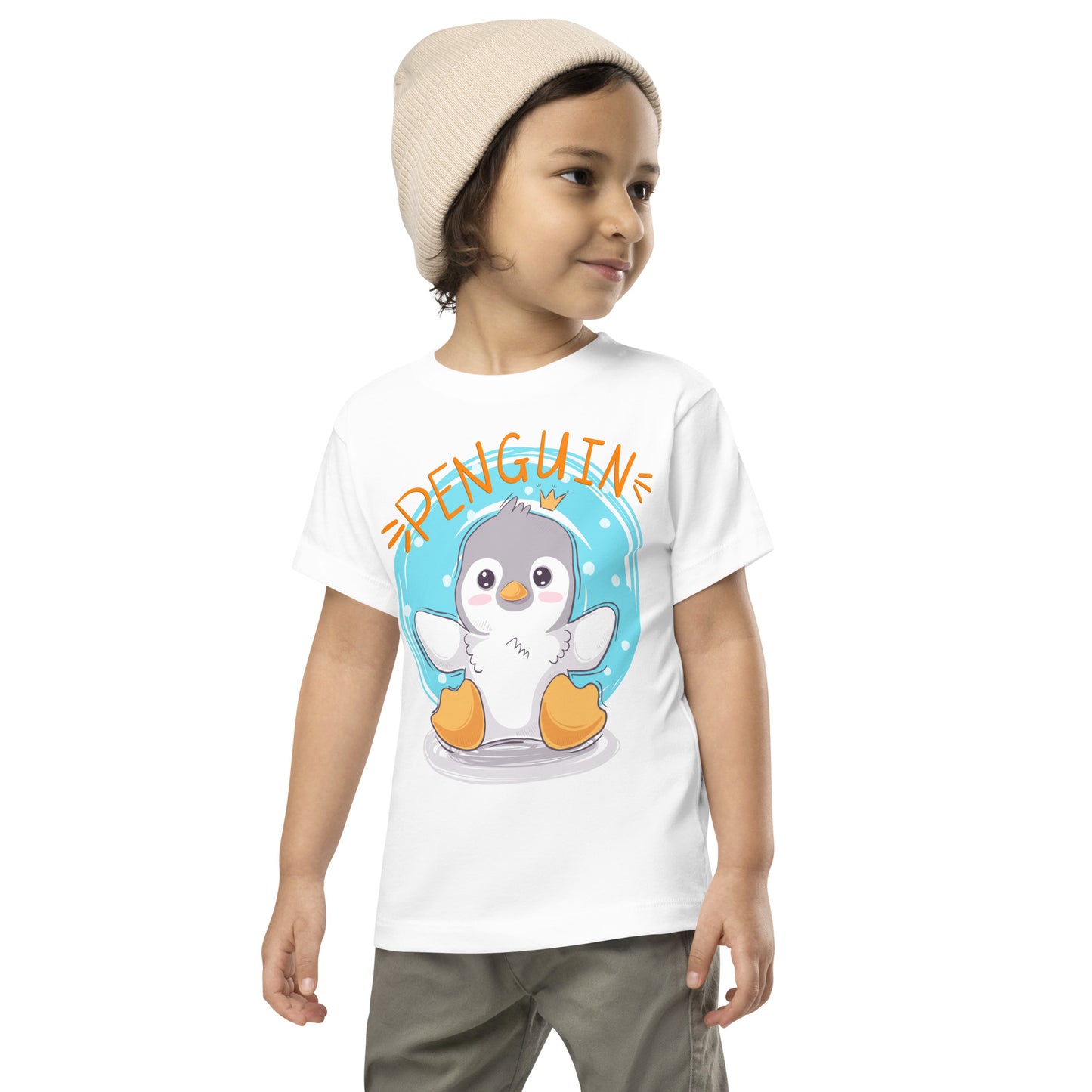 Toddler Short Sleeve Tee - Penguin