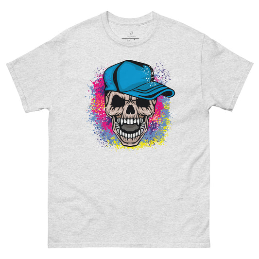 Klassisches T-Shirt für jeden Tag – Totenkopfparty