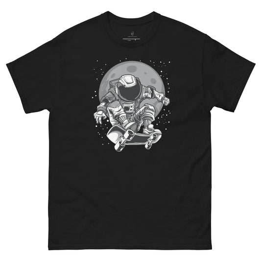 毎日快適に過ごせるクラシックTシャツ - 宇宙飛行士スケーター