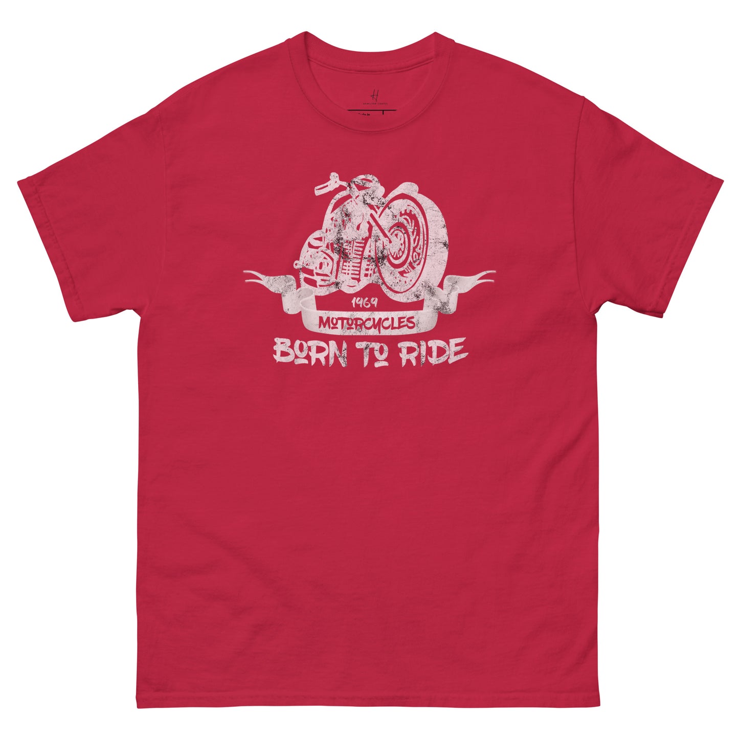 Klassisches T-Shirt für jeden Tag – Born to Ride