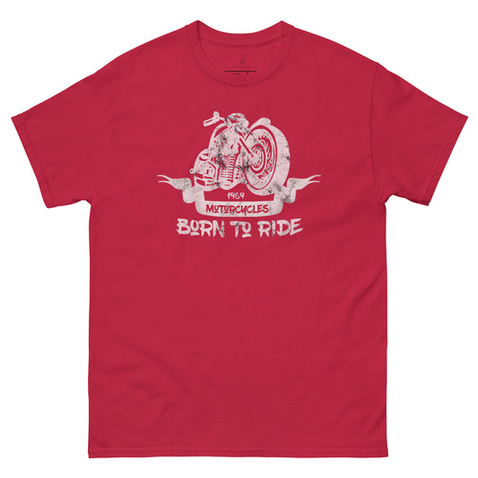 Klassisches T-Shirt für jeden Tag – Born to Ride