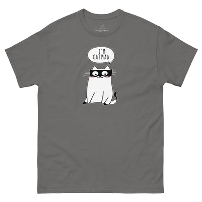 毎日快適に過ごせるクラシックTシャツ - 私はキャットマン