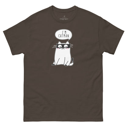 毎日快適に過ごせるクラシックTシャツ - 私はキャットマン