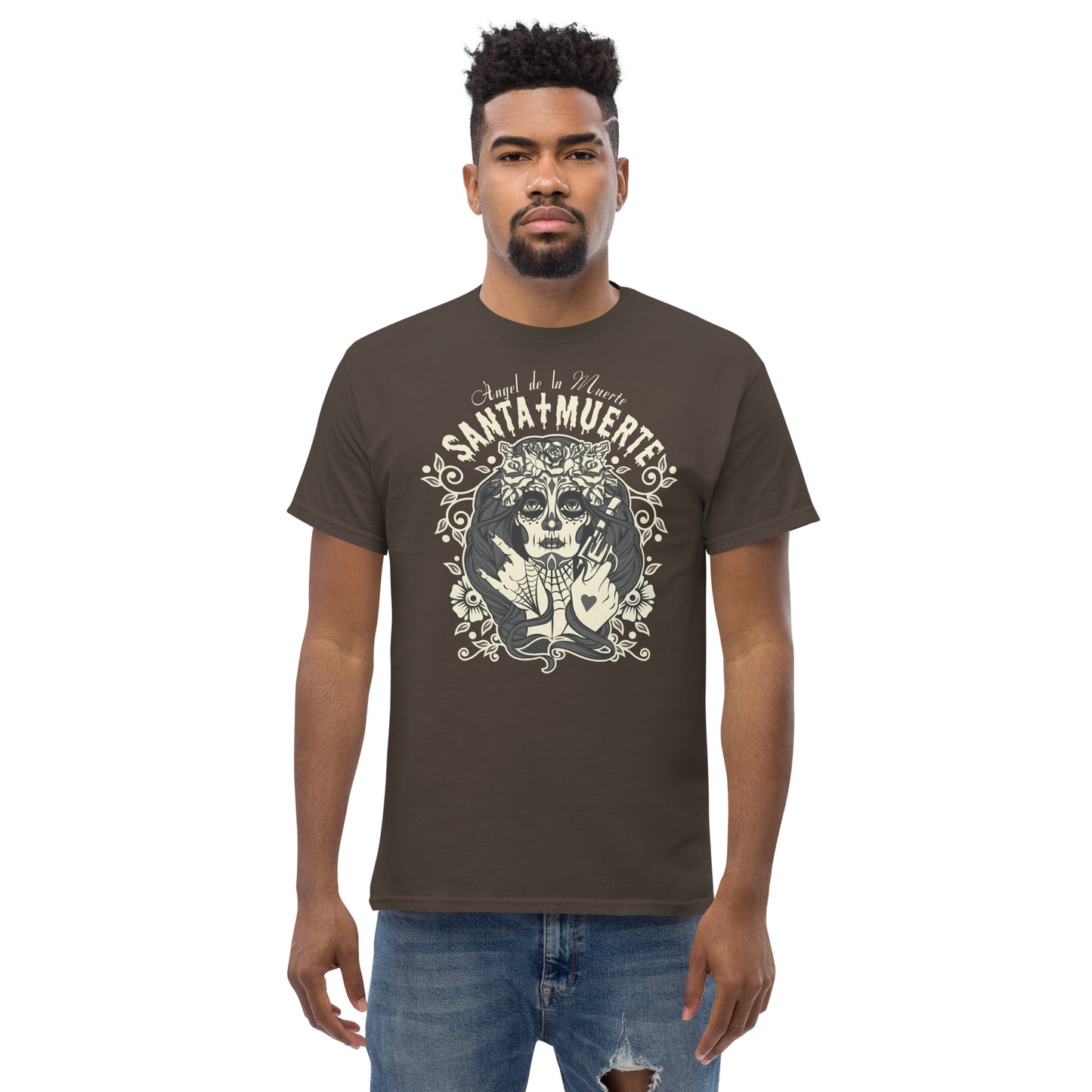 Everyday Comfort Classic Tee - Angel de la Muerte, Santa Muerte