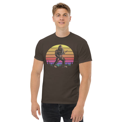 Klassisches T-Shirt für jeden Tag – Bigfoot Rock Star