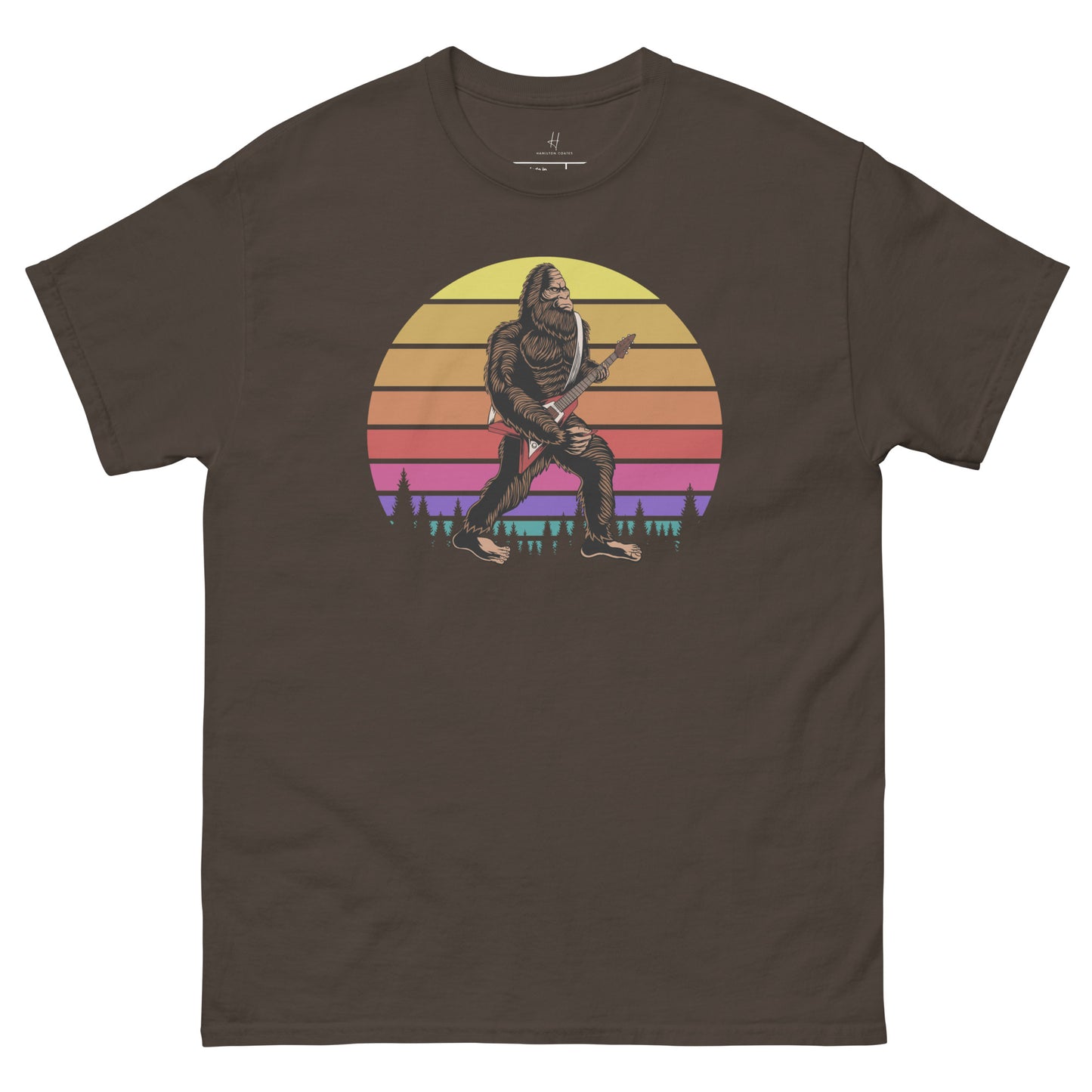 Klassisches T-Shirt für jeden Tag – Bigfoot Rock Star