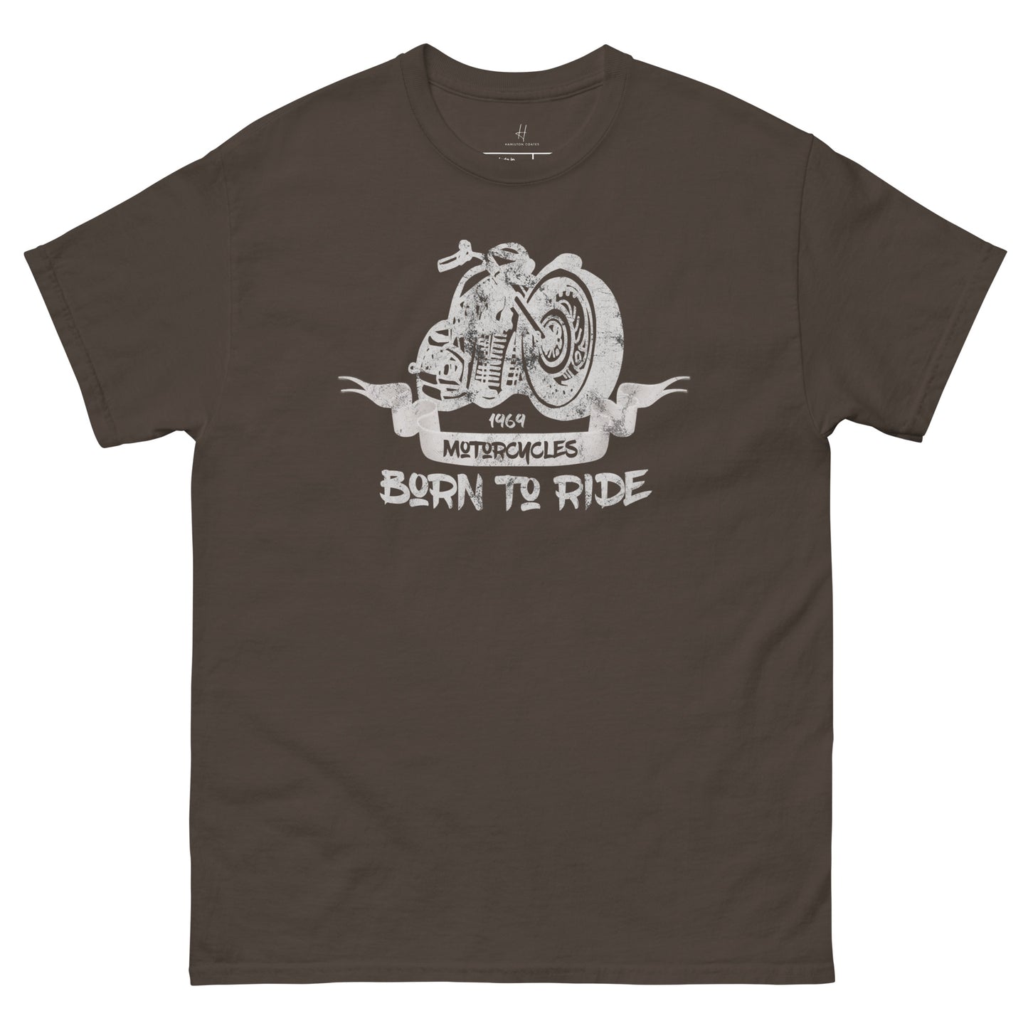 Klassisches T-Shirt für jeden Tag – Born to Ride