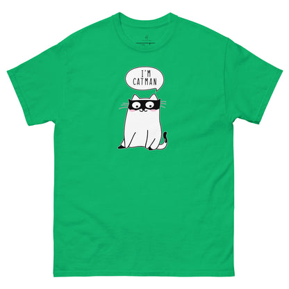 毎日快適に過ごせるクラシックTシャツ - 私はキャットマン