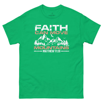 Everyday Comfort Classic Tee - Faith can Move Mountains