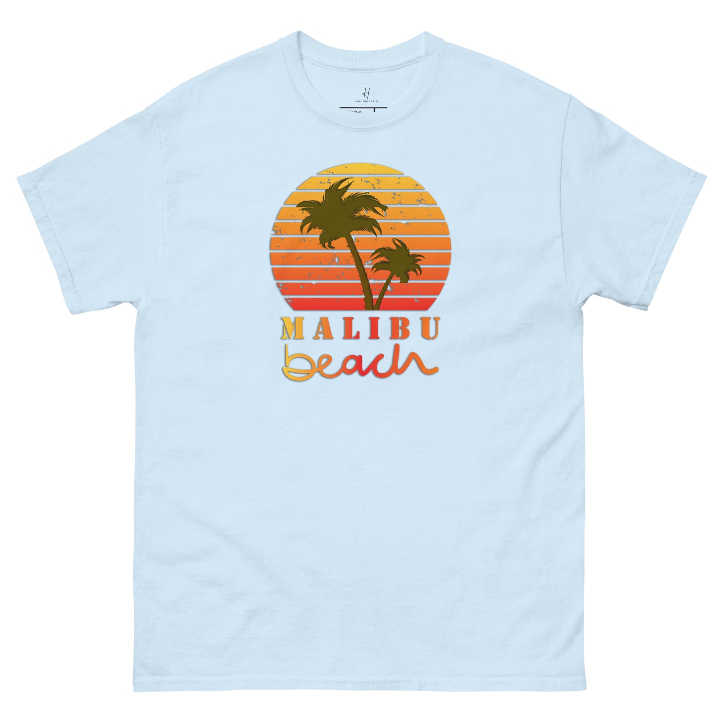 Klassisches T-Shirt für jeden Tag – Malibu Beach