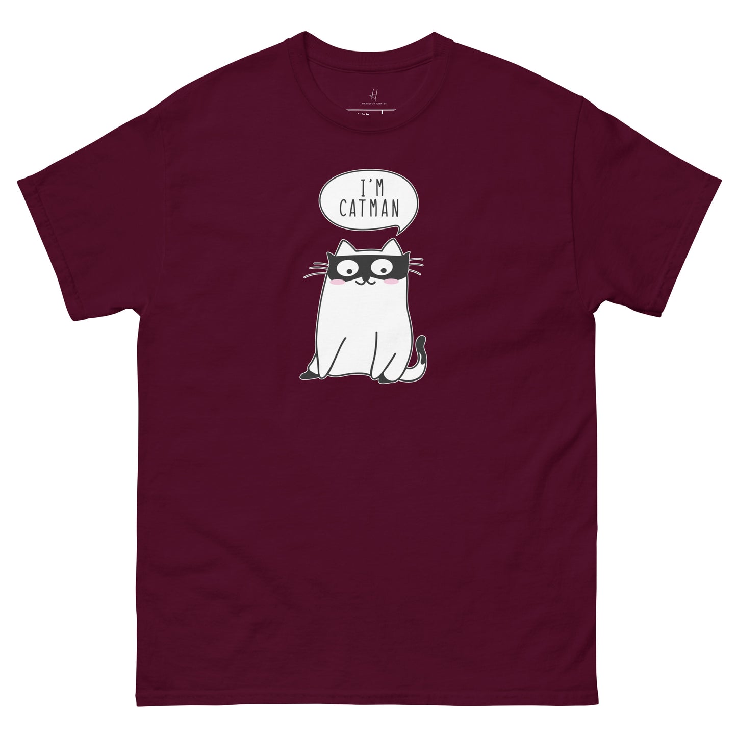 毎日快適に過ごせるクラシックTシャツ - 私はキャットマン
