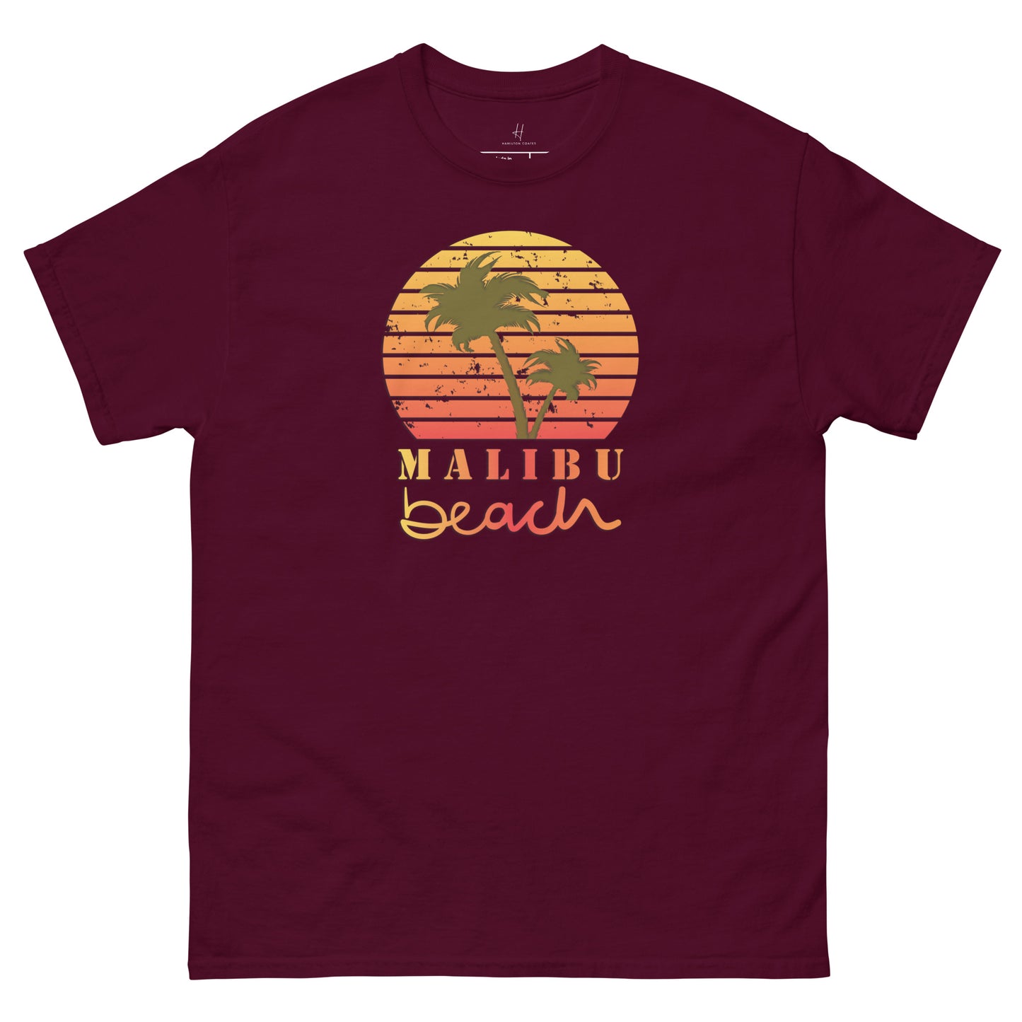 Klassisches T-Shirt für jeden Tag – Malibu Beach